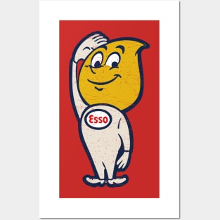 esso motor oil Posters and Art